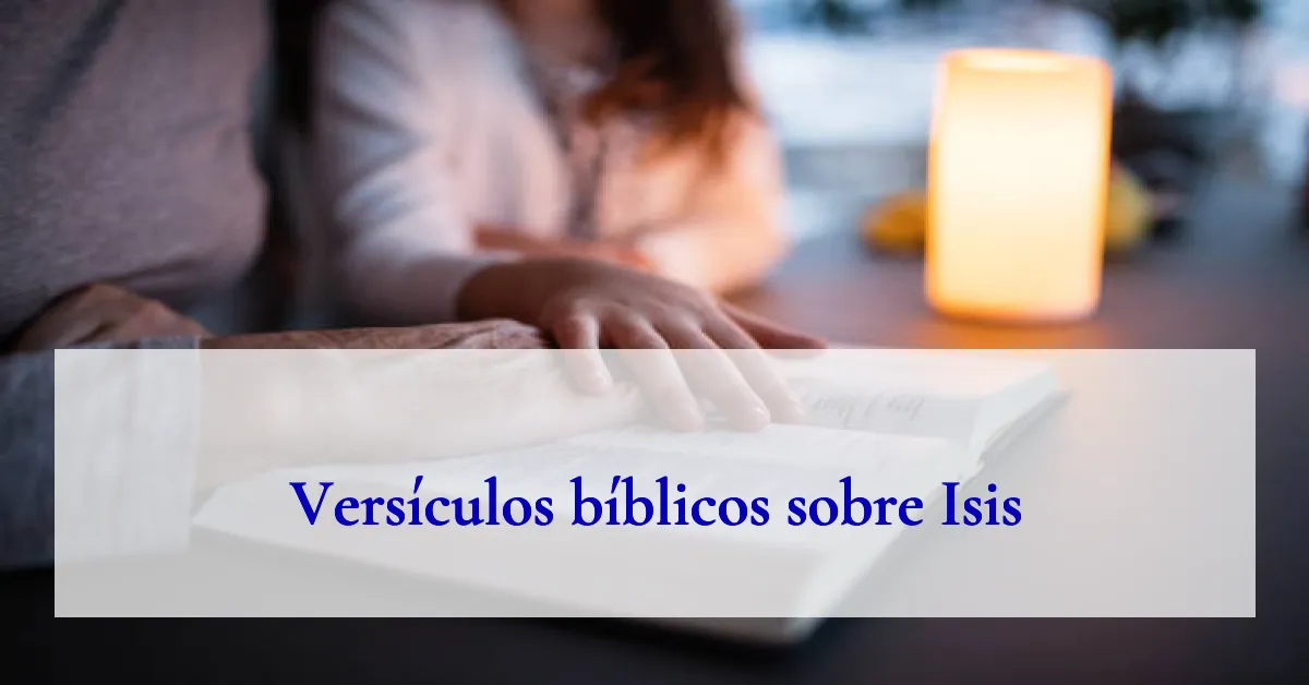 Versículos bíblicos sobre Isis