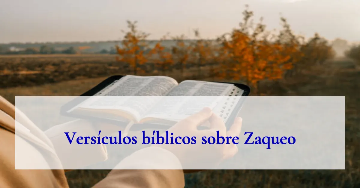 Versículos bíblicos sobre Zaqueo