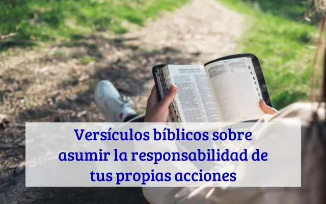 Versículos bíblicos sobre asumir la responsabilidad de tus propias acciones
