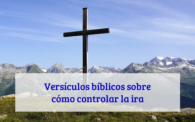 Versículos bíblicos sobre cómo controlar la ira