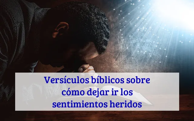 Versículos bíblicos sobre cómo dejar ir los sentimientos heridos