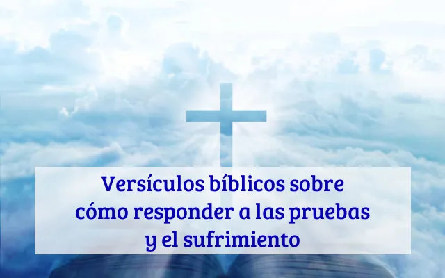 Versículos bíblicos sobre cómo responder a las pruebas y el sufrimiento