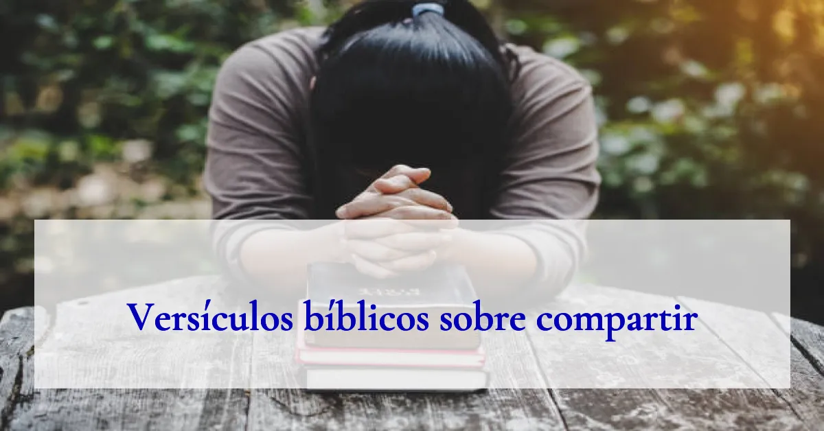 Versículos bíblicos sobre compartir