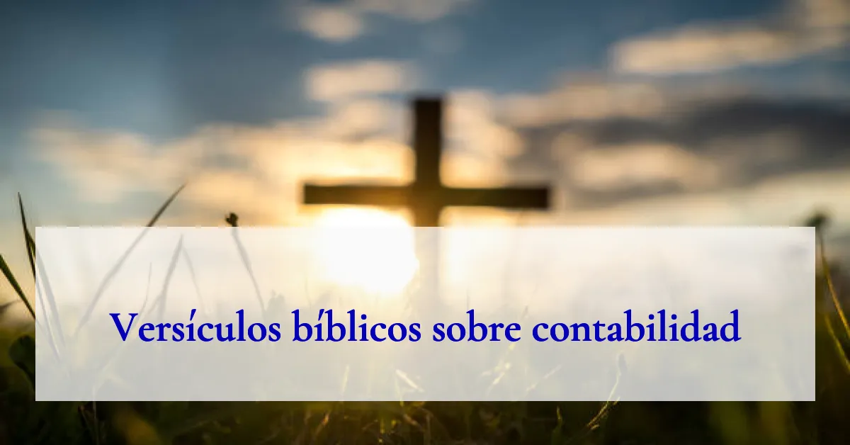 Versículos bíblicos sobre contabilidad