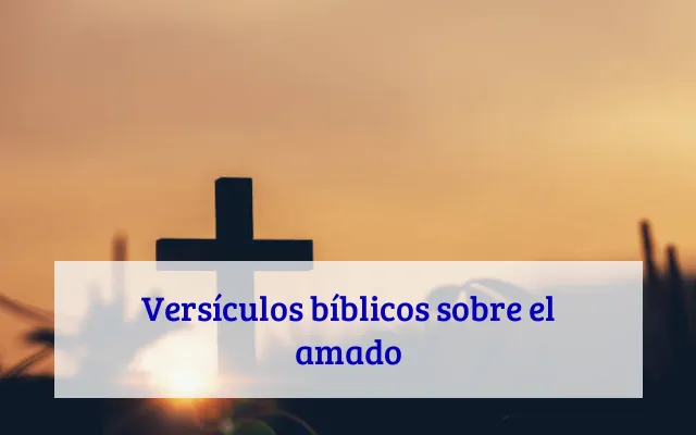 Versículos bíblicos sobre el amado