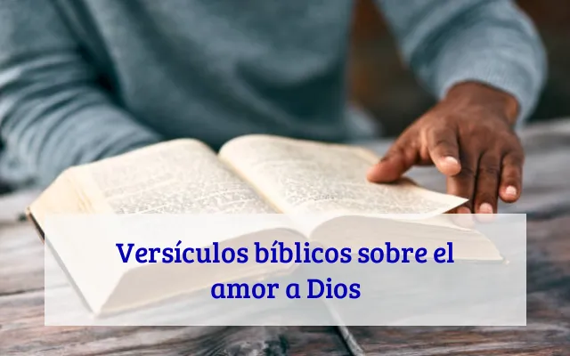 Versículos bíblicos sobre el amor a Dios
