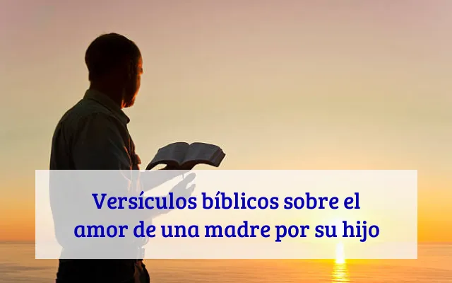 Versículos bíblicos sobre el amor de una madre por su hijo