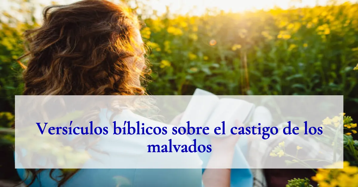 Versículos bíblicos sobre el castigo de los malvados