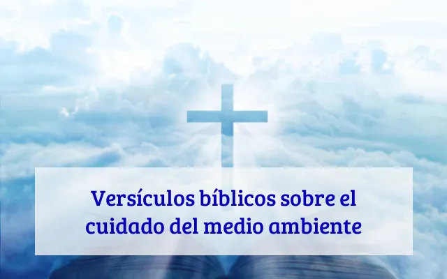Versículos bíblicos sobre el cuidado del medio ambiente