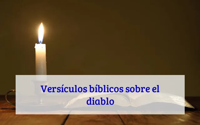 Versículos bíblicos sobre el diablo
