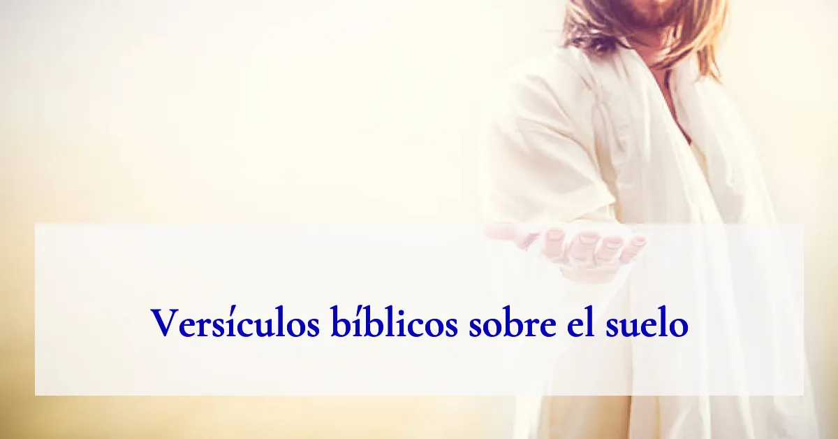 Versículos bíblicos sobre el suelo
