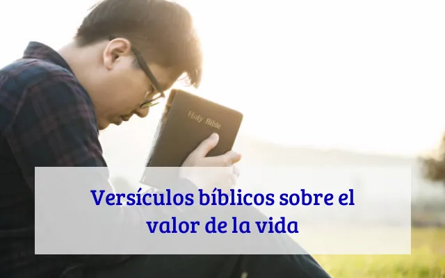 Versículos bíblicos sobre el valor de la vida