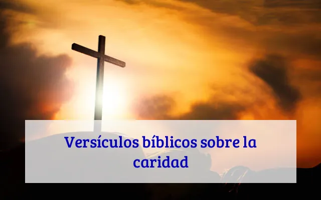 Versículos bíblicos sobre la caridad