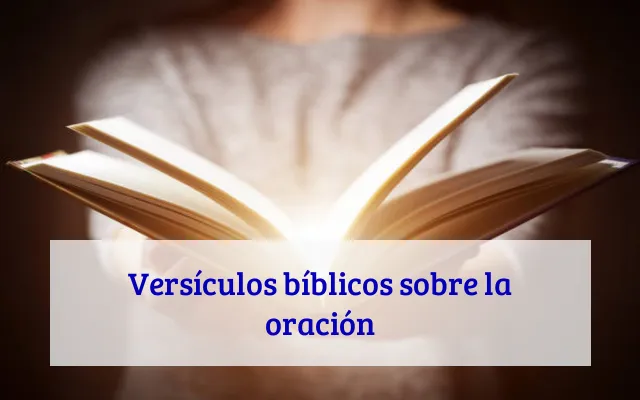 Versículos bíblicos sobre la oración