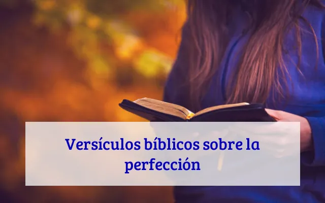 Versículos bíblicos sobre la perfección