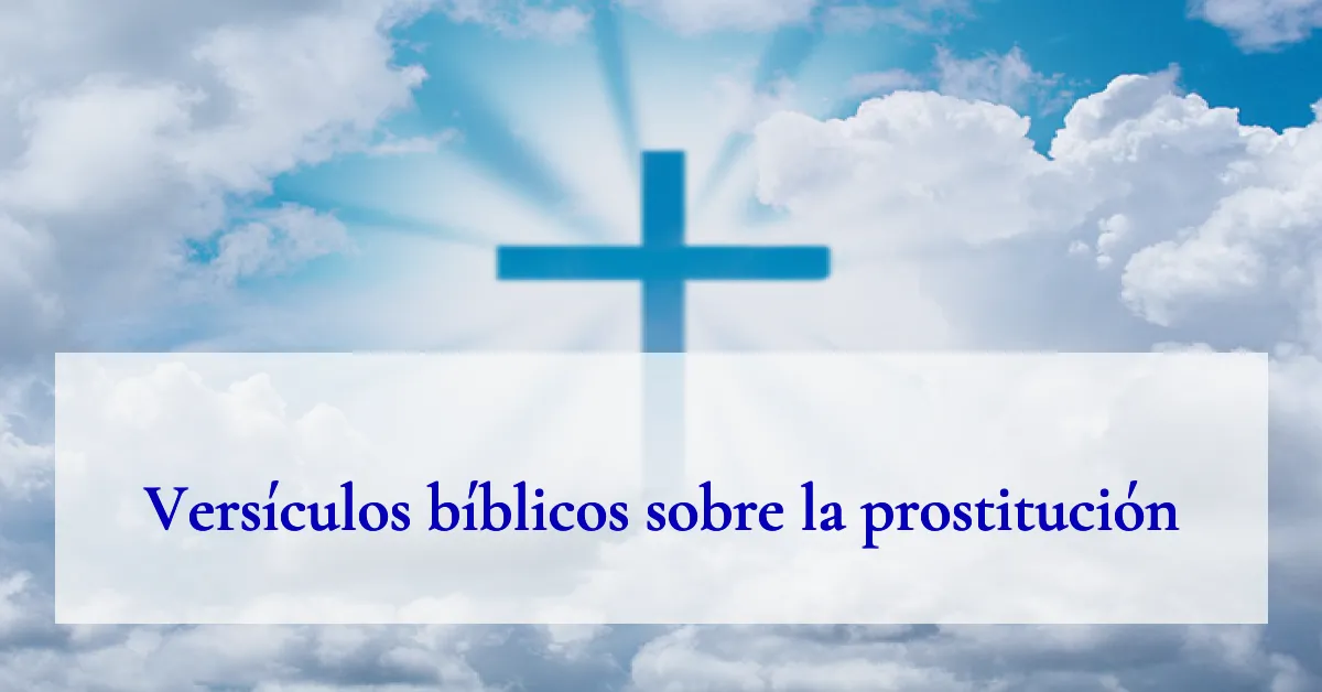 Versículos bíblicos sobre la prostitución