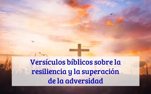 Versículos bíblicos sobre la resiliencia y la superación de la adversidad