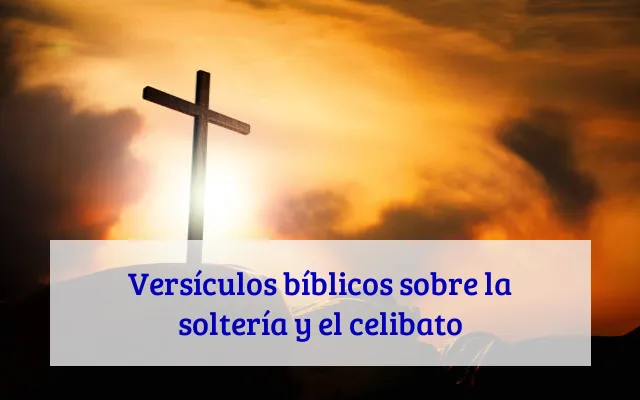 Versículos bíblicos sobre la soltería y el celibato