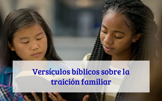 Versículos bíblicos sobre la traición familiar