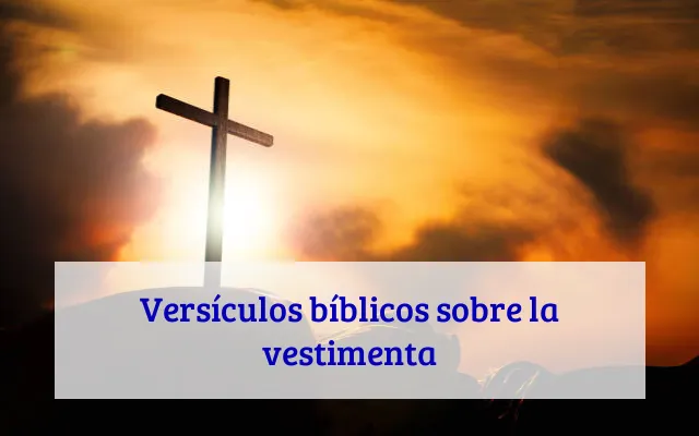 Versículos bíblicos sobre la vestimenta