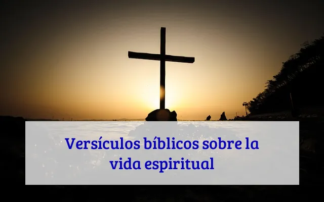 Versículos bíblicos sobre la vida espiritual