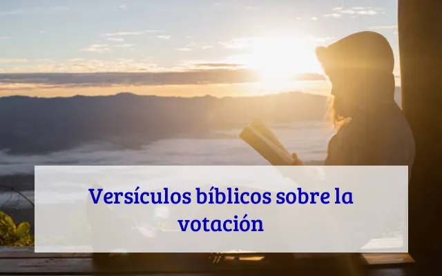 Versículos bíblicos sobre la votación