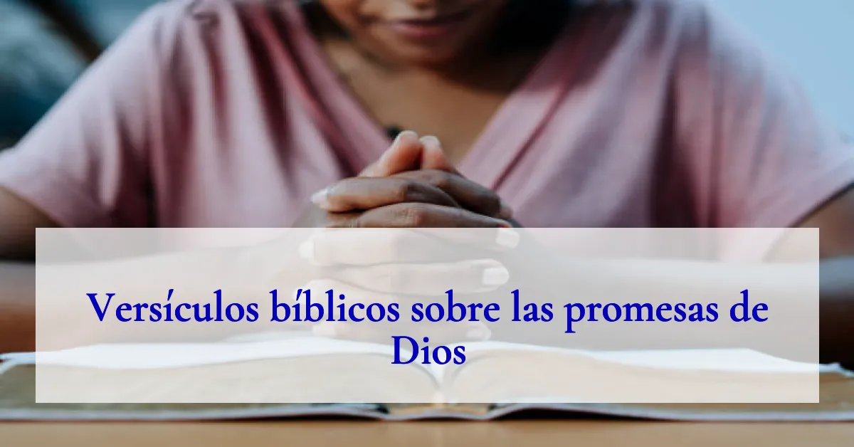 Versículos bíblicos sobre las promesas de Dios
