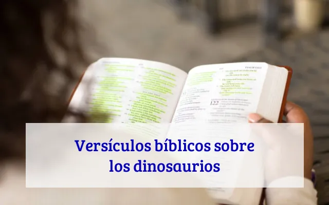 Versículos bíblicos sobre los dinosaurios