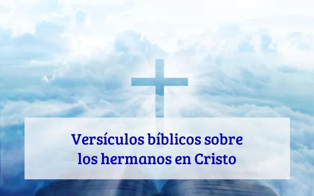 Versículos bíblicos sobre los hermanos en Cristo