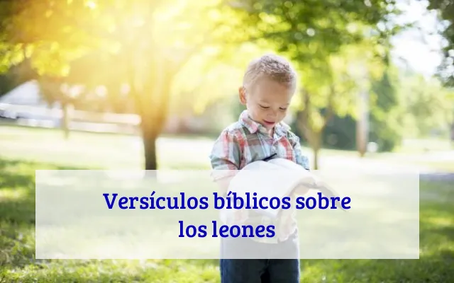 Versículos bíblicos sobre los leones