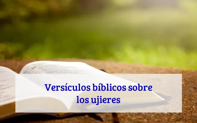 Versículos bíblicos sobre los ujieres
