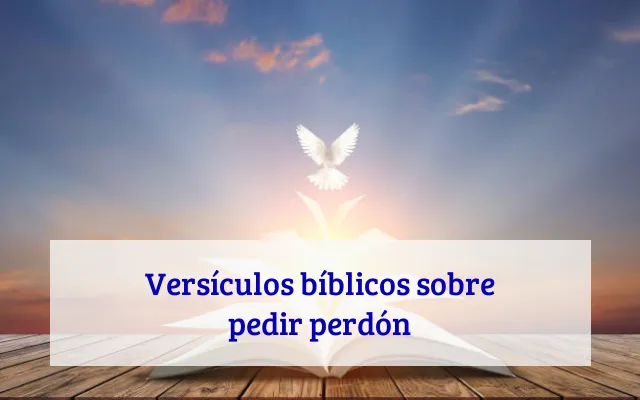 Versículos bíblicos sobre pedir perdón