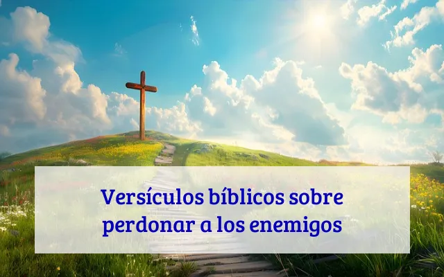 Versículos bíblicos sobre perdonar a los enemigos