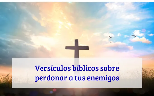 Versículos bíblicos sobre perdonar a tus enemigos